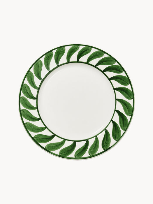 Hand-Painted Dinner Plate Swirl