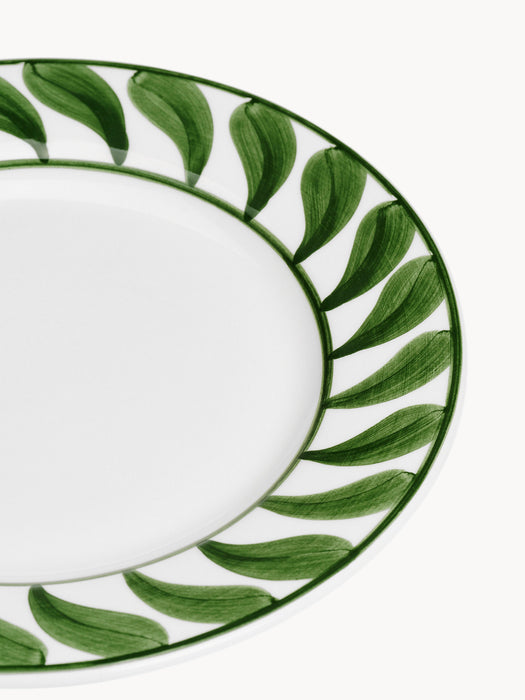Hand-Painted Dinner Plate Swirl