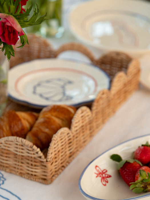 Handmade Decorative Rattan Tray Classic