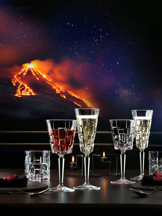 Crystal Bar Glasses Etna, Set of 18