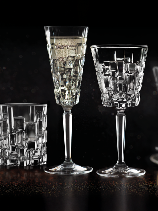 Crystal Bar Glasses Etna, Set of 18