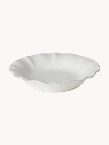 Pasta Plate Rosa with Hand-Painted Rim