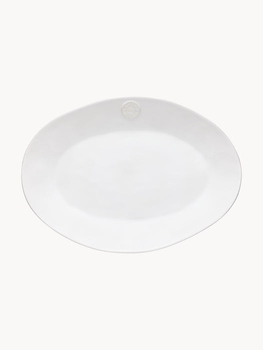 Oval Serving Platter Nova with Hand-Brushed Rim