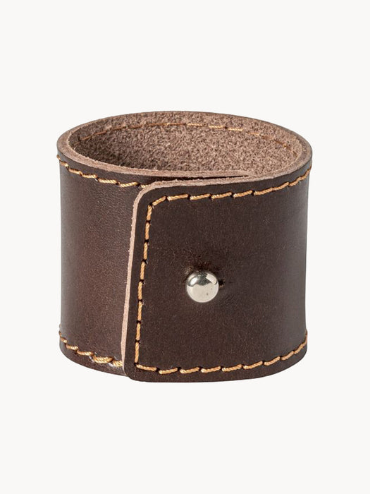 Leather Napkin Rings Blush, Set of 4