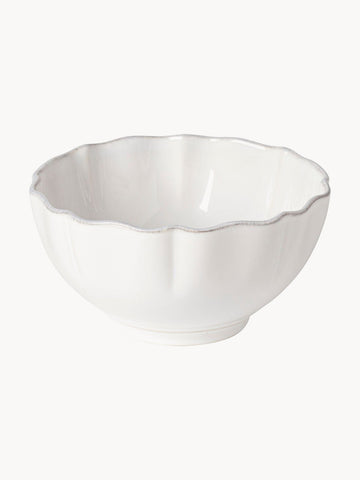 Bowl Rosa with Hand-Painted Rim