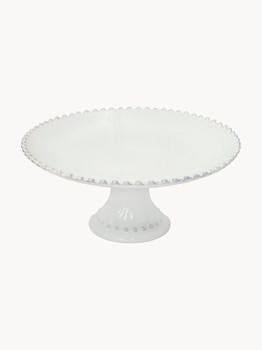 Cake Stand Pearl with Beaded Edges