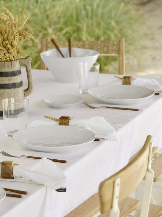 Tableware Set Nova with Hand-Brushed Rim, 4 people, Set of 12