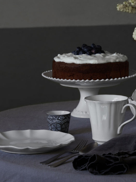 Mug Rosa with Hand-Painted Rim