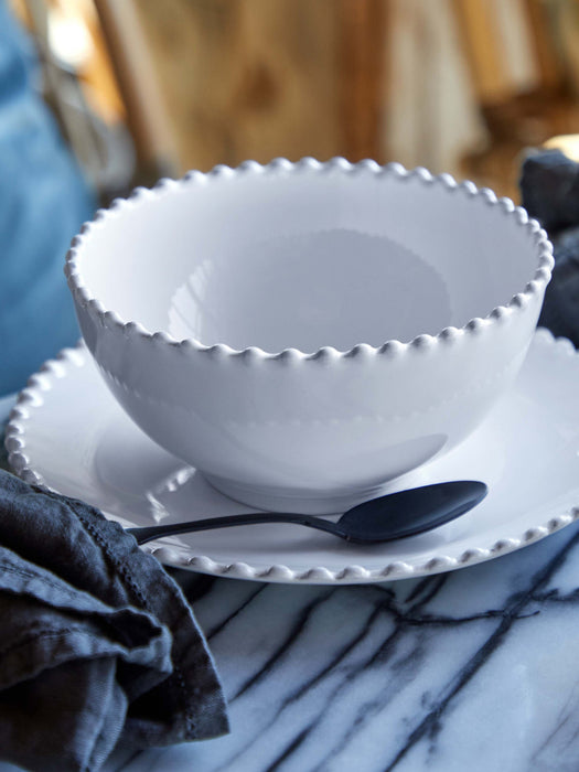 Bowl Pearl with Beaded Edges