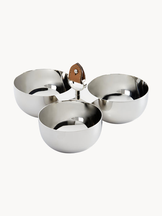 Dip Bowls Wyatt with Leather Handle