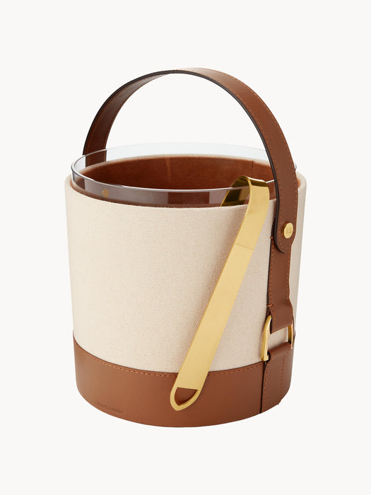 Leather Ice Bucket Garrett