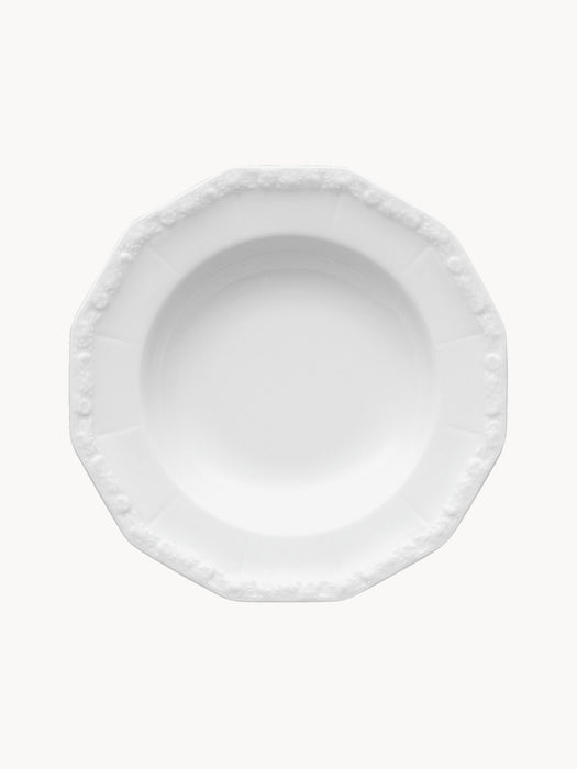 Porcelain Soup Plate Maria White