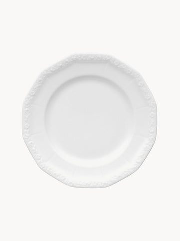Maria White Porcelain Breakfast Plate