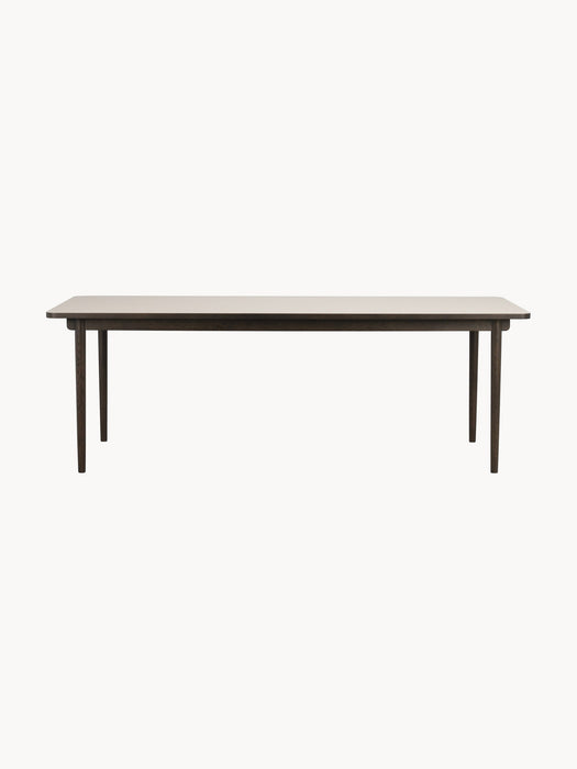 Extendable Oak Wood Dining Table Fairmount 220265x95 cm