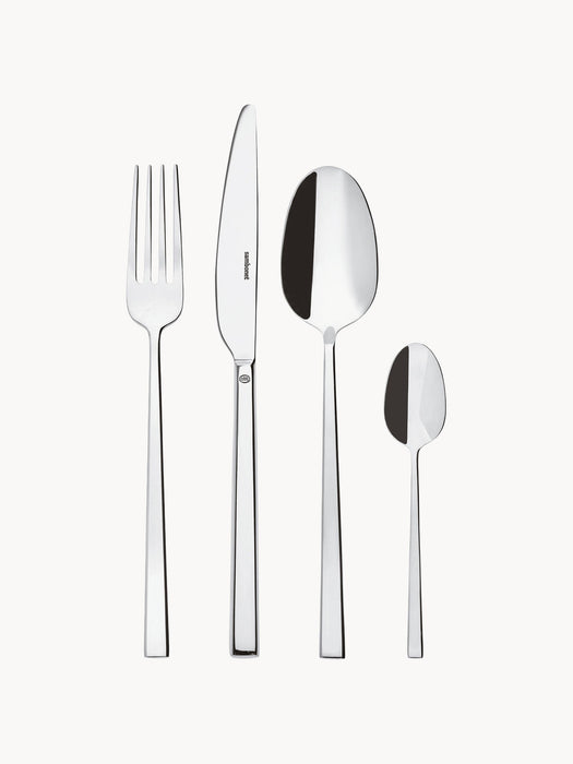 Polished Stainless Steel Cutlery Set Rock in various set sizes