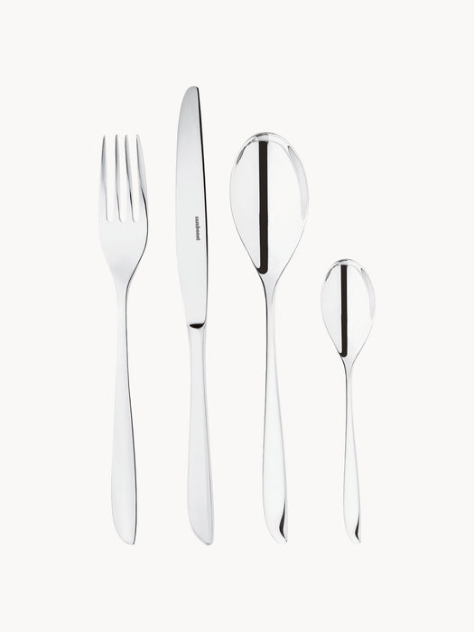 Polished Stainless Steel Cutlery Set Leaf in various set sizes