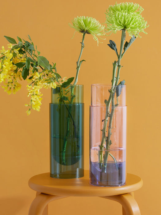 Mouth-Blown Vase Bouquet Tube H 27 cm
