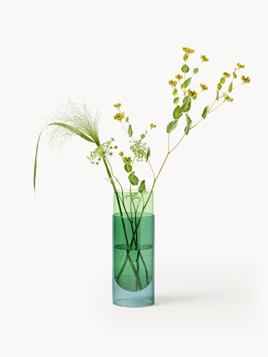 Mouth-Blown Vase Bouquet Tube H 27 cm