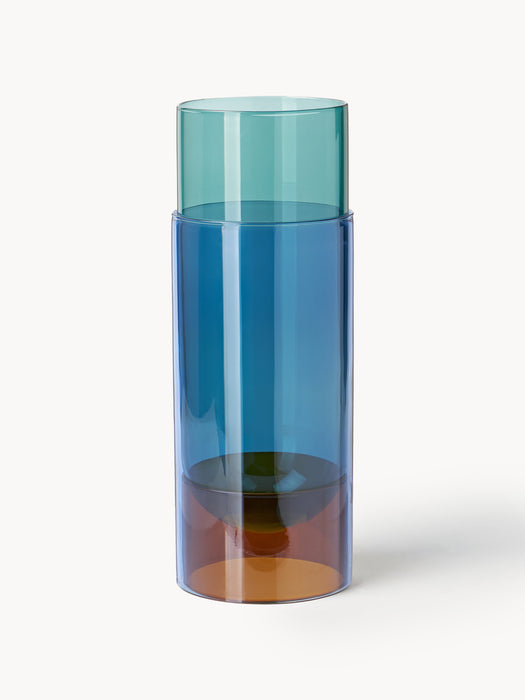 Mouth-Blown Vase Bouquet Tube H 27 cm