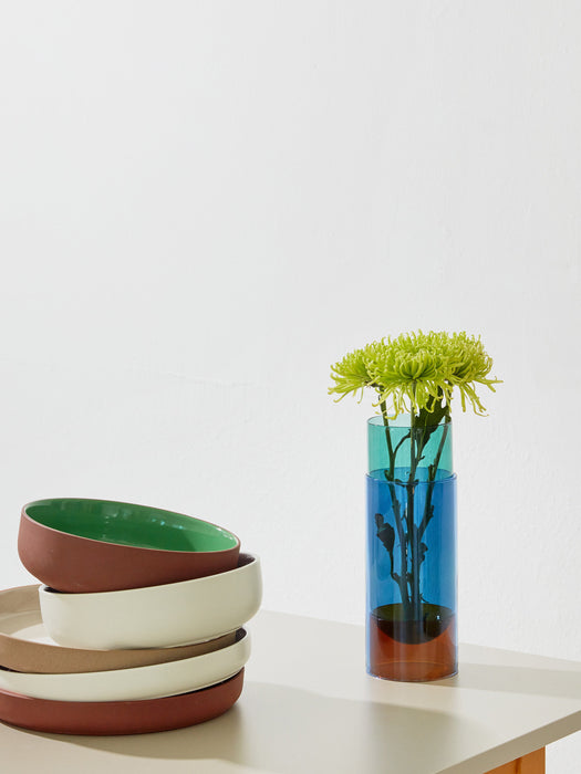 Mouth-Blown Vase Bouquet Tube H 27 cm