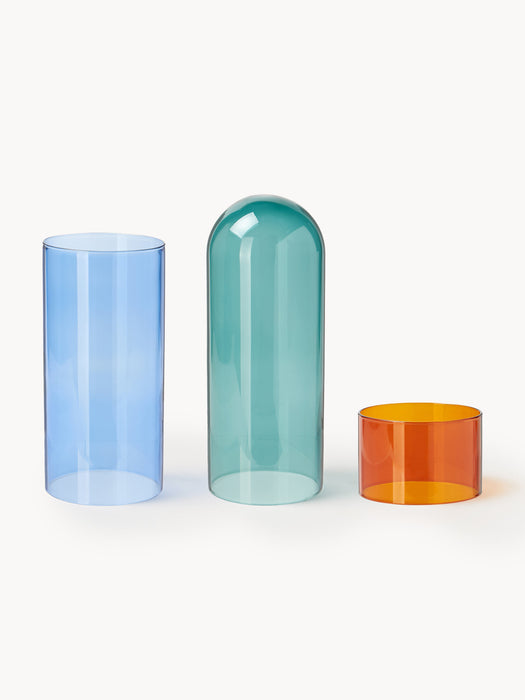Mouth-Blown Vase Bouquet Tube H 27 cm