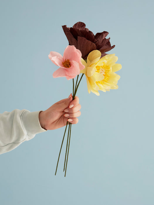 Handmade Artificial Flower Cottage Rose