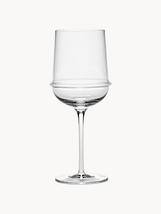 SeraxxKelly Wearstler Mouth-Blown White Wine Glasses Dune Set of 4