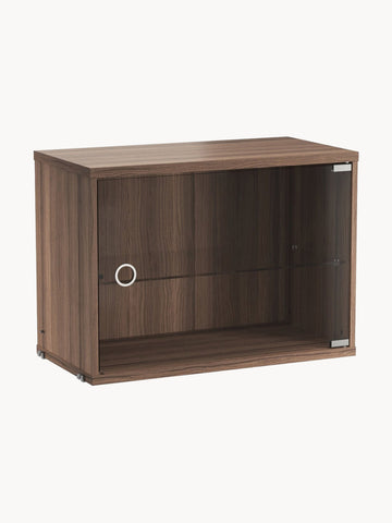 String System Display Cabinet with Swing Glass Door, W 58 x D 30 cm