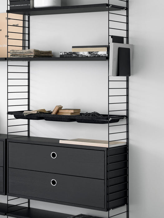 String System Magazine Holder, W 17 x H 27 cm