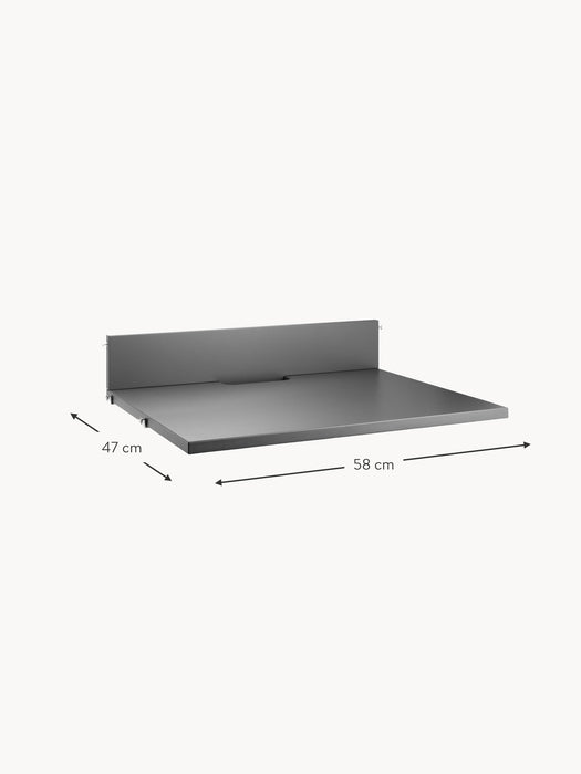 Media Shelf String System W 58xD 47 cm