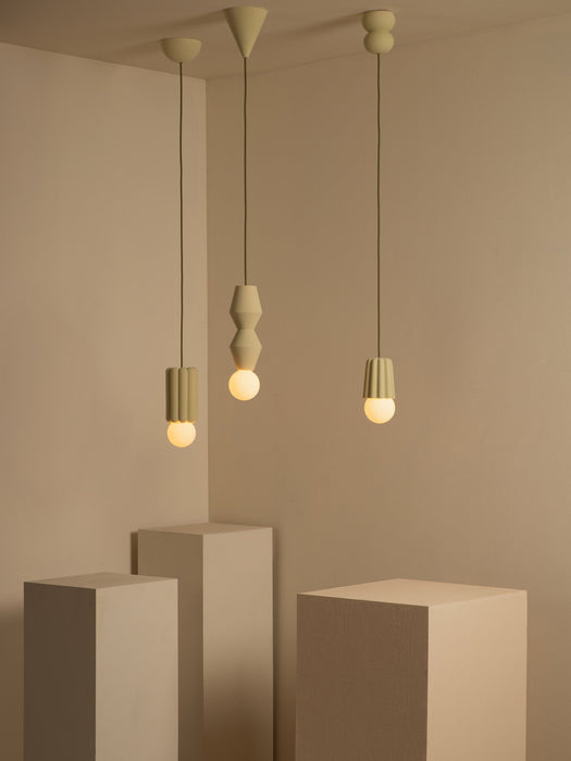 Small Handmade Dimmable Pendant Light STUCCO No 2