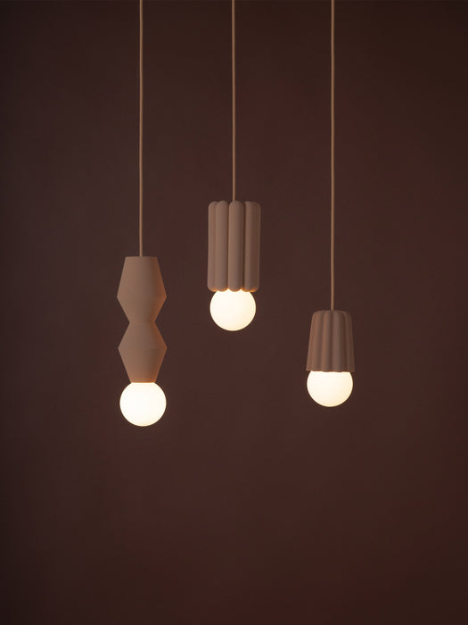 Small Handmade Dimmable Pendant Light STUCCO No 1