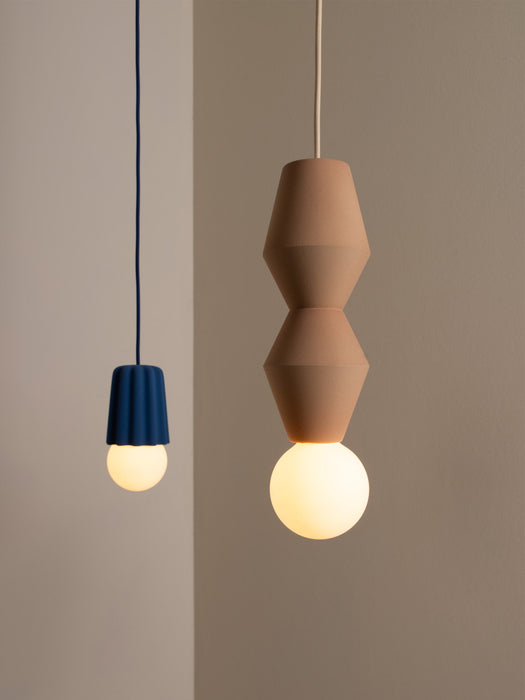 Small Handmade Dimmable Pendant Light STUCCO No 1