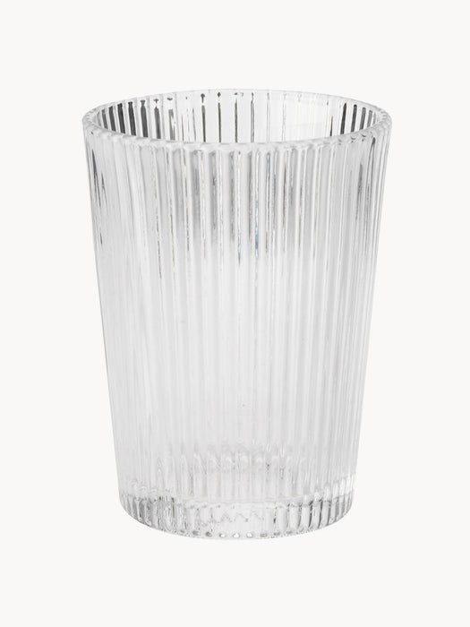 Tumblers Pilastro with Embossed Pattern Set of 6