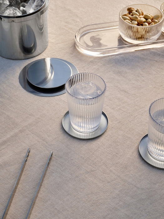 Tumblers Pilastro with Embossed Pattern Set of 6