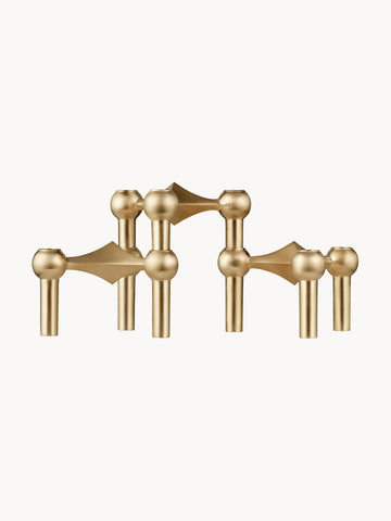 Stoff Nagel Candle Holder, Set of 3