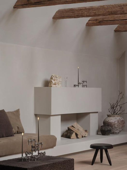 Stoff Nagel Candle Holder