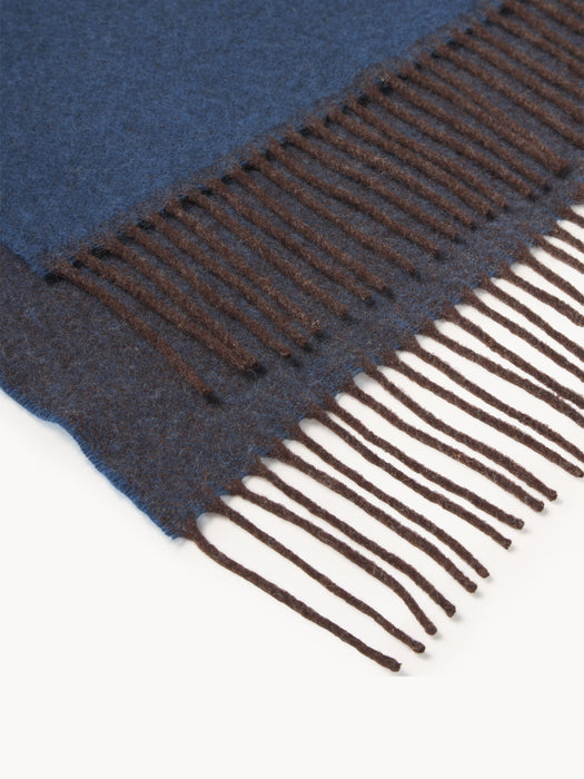 Wool Reversible Throw Double Face