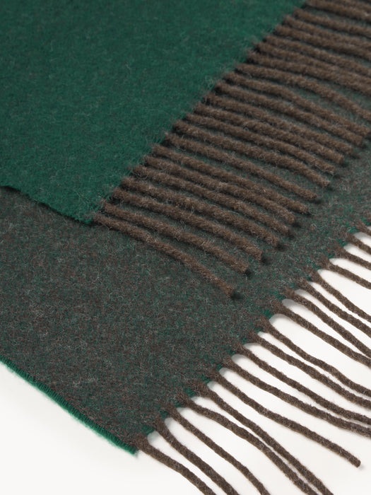 Wool Reversible Throw Double Face