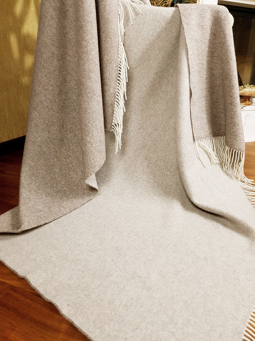 Wool Throw Faro With Cashmere