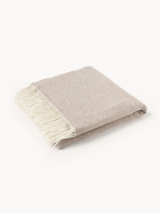 Wool Throw Faro With Cashmere