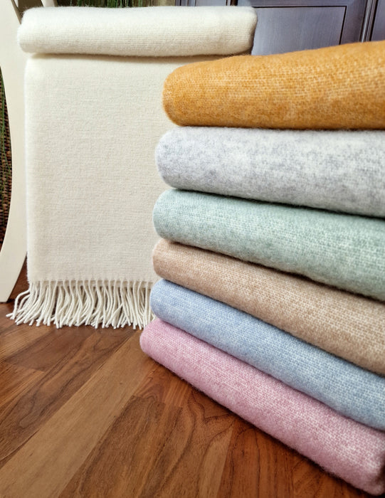 Wool Throw Double Face