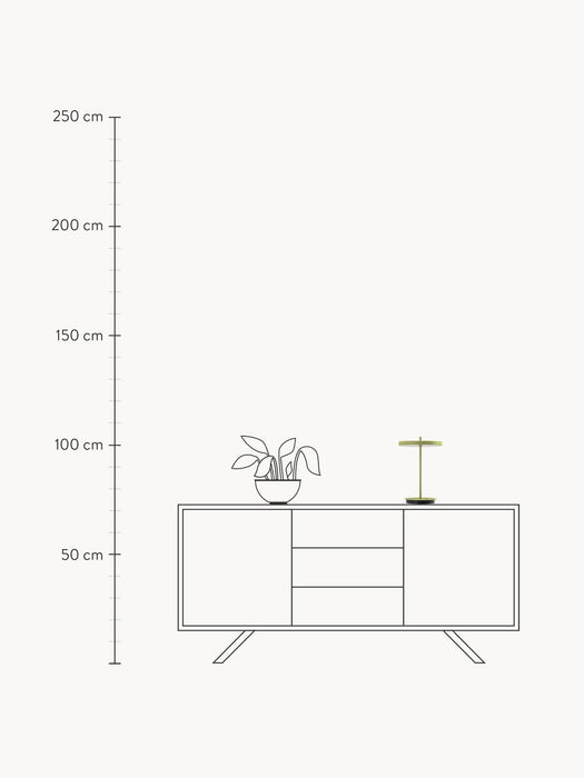 Small Portable LED Table Lamp Asteria Move Dimmable