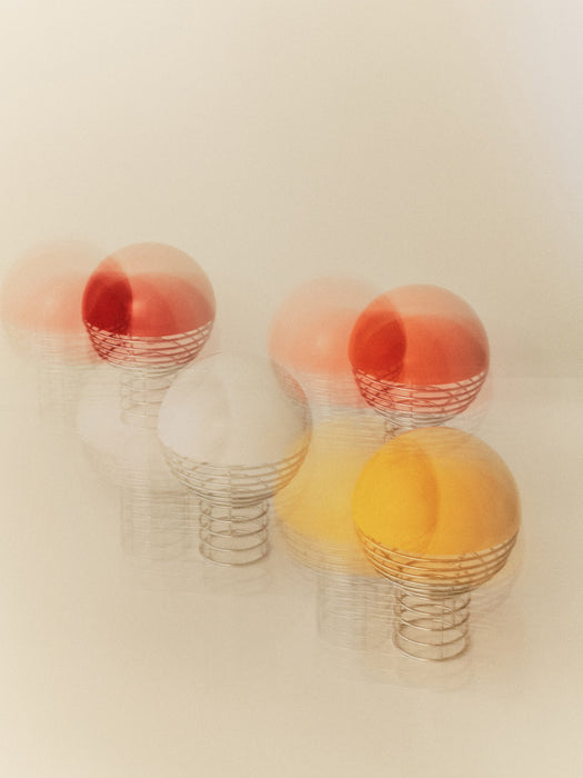 Small Dimmable Portable LED Table Lamp Wire Design Verner Panton