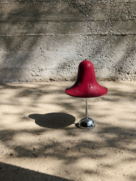 Small Portable Dimmable LED Table Lamp Pantop Design Verner Panton