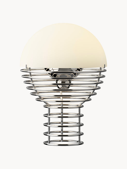 Small Dimmable Portable LED Table Lamp Wire Design Verner Panton