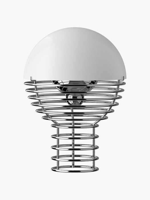 Small Dimmable Portable LED Table Lamp Wire Design Verner Panton