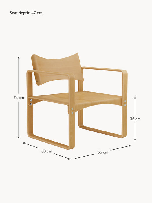 Armchair Series 270 F Design Verner Panton