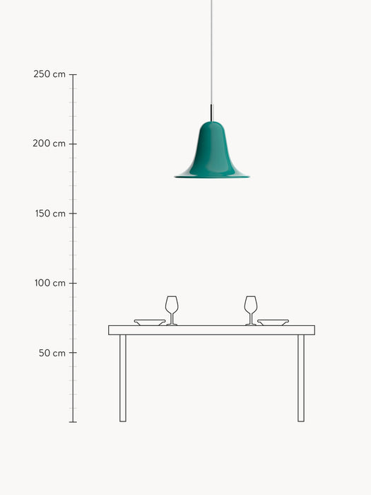 Small Pendant Light Pantop Design Verner Panton