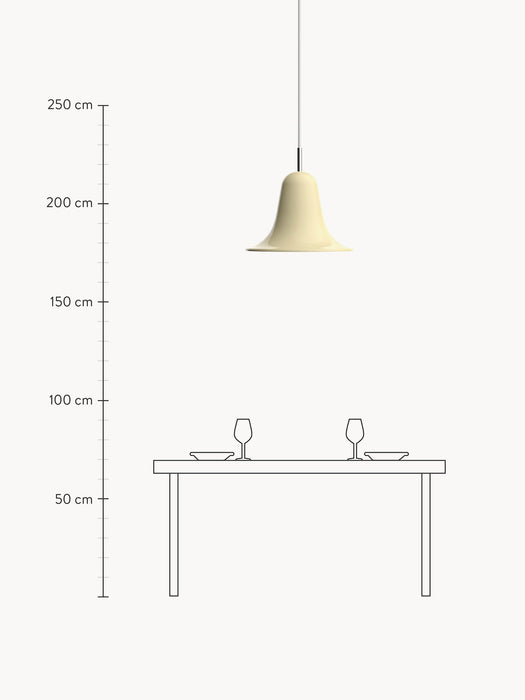 Small Pendant Light Pantop Design Verner Panton
